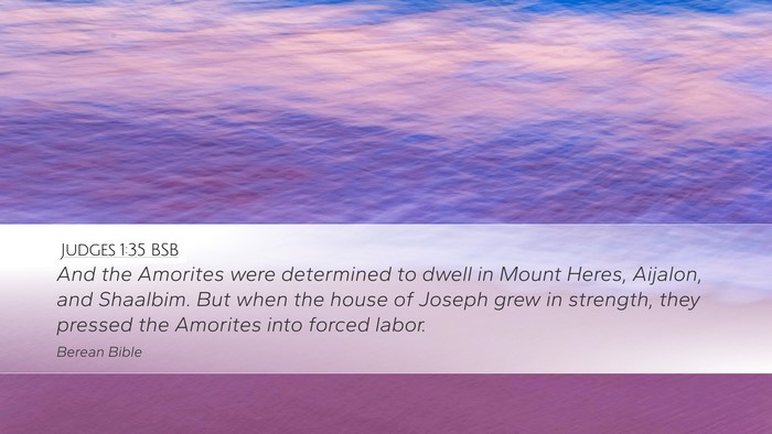 Judges 1:35 BSB Bible Verse Image