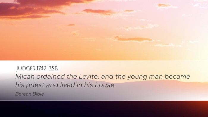 Judges 17:12 BSB Bible Verse Image