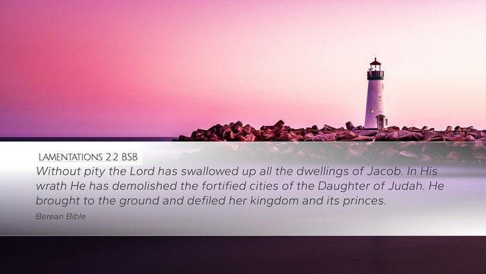 Lamentations 2:2 BSB Bible Verse Image