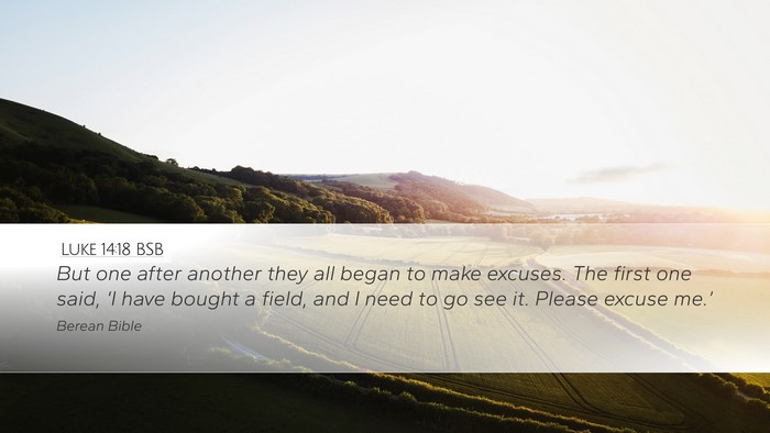 Luke 14:18 BSB Bible Verse Image