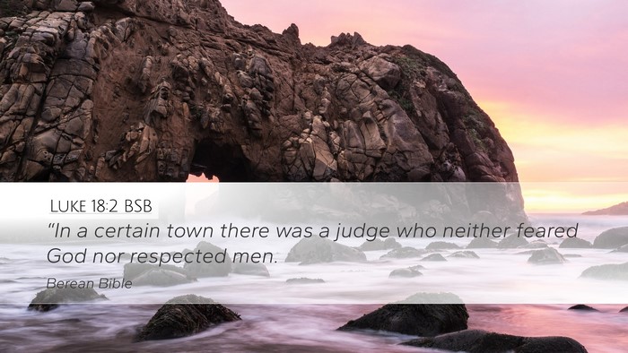 Luke 18:2 BSB Bible Verse Image