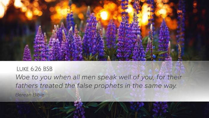 Luke 6:26 BSB Bible Verse Image