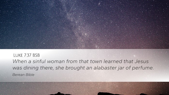 Luke 7:37 BSB Bible Verse Image