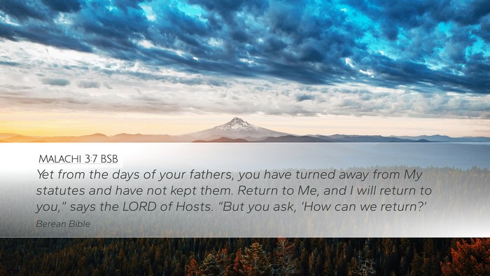 Malachi 3:7 BSB Bible Verse Image