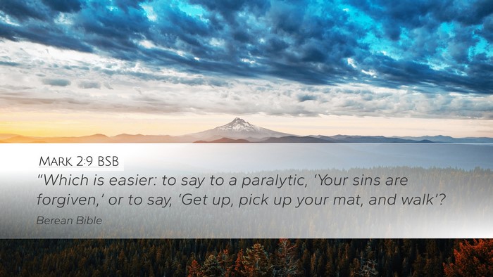 Mark 2:9 BSB Bible Verse Image