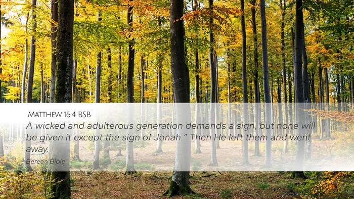 Matthew 16:4 BSB Bible Verse Image