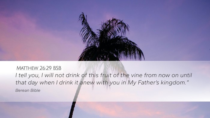 Matthew 26:29 BSB Bible Verse Image