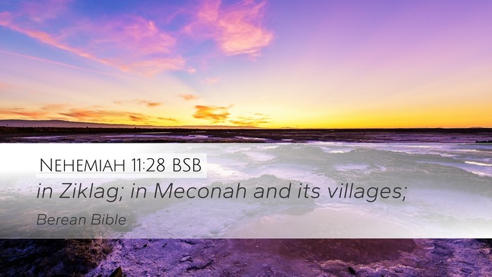 Nehemiah 11:28 BSB Bible Verse Image