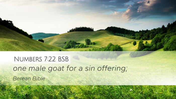 Numbers 7:22 BSB Bible Verse Image
