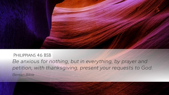 Philippians 4:6 BSB Bible Verse Image