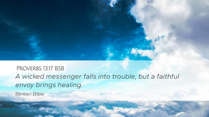 Proverbs 13:17 BSB Bible Verse Image