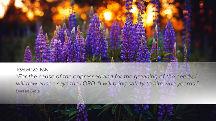 Psalm 12:5 BSB Bible Verse Image