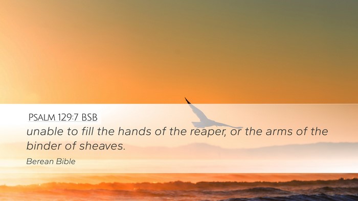 Psalm 129:7 BSB Bible Verse Image