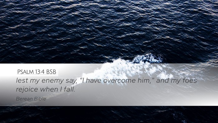 Psalm 13:4 BSB Bible Verse Image