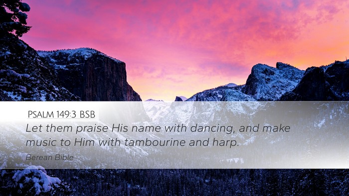 Psalm 149:3 BSB Bible Verse Image
