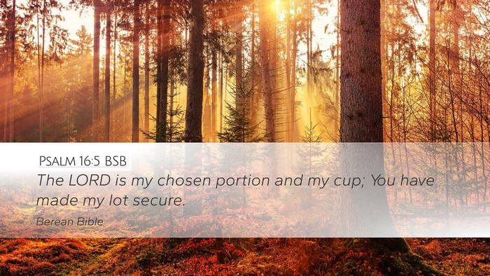 Psalm 16:5 BSB Bible Verse Image