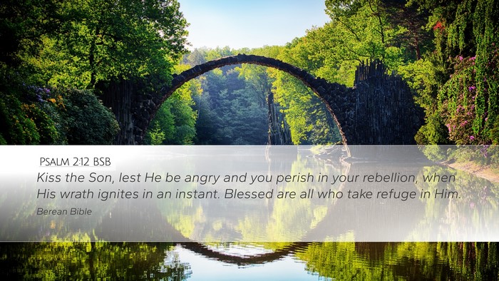 Psalm 2:12 BSB Bible Verse Image
