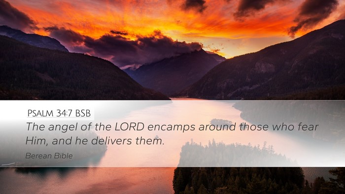 Psalm 34:7 BSB Bible Verse Image
