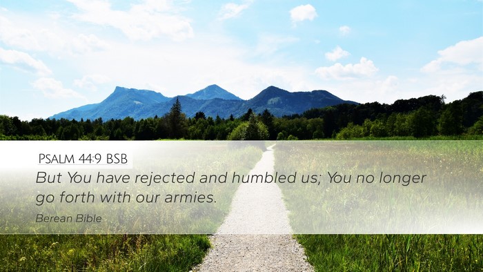 Psalm 44:9 BSB Bible Verse Image