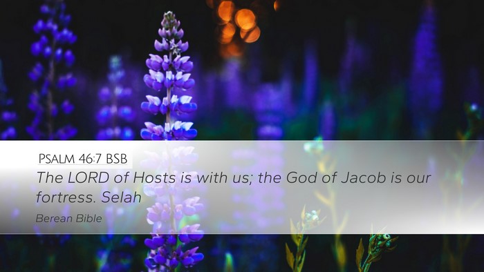 Psalm 46:7 BSB Bible Verse Image