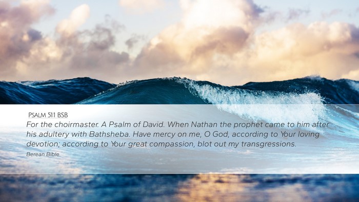 Psalm 51:1 BSB Bible Verse Image