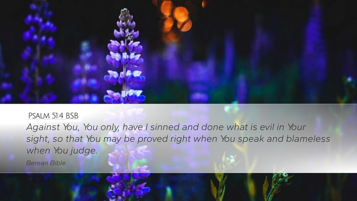 Psalm 51:4 BSB Bible Verse Image