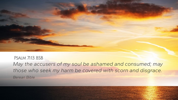 Psalm 71:13 BSB Bible Verse Image