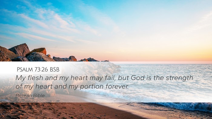 Psalm 73:26 BSB Bible Verse Image