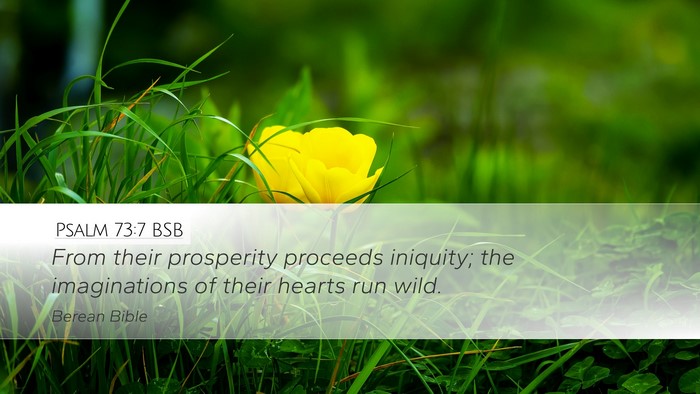 Psalm 73:7 BSB Bible Verse Image