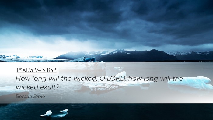 Psalm 94:3 BSB Bible Verse Image