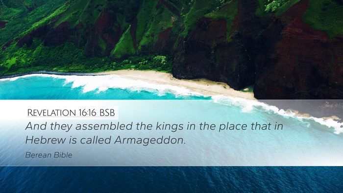 Revelation 16:16 BSB Bible Verse Image