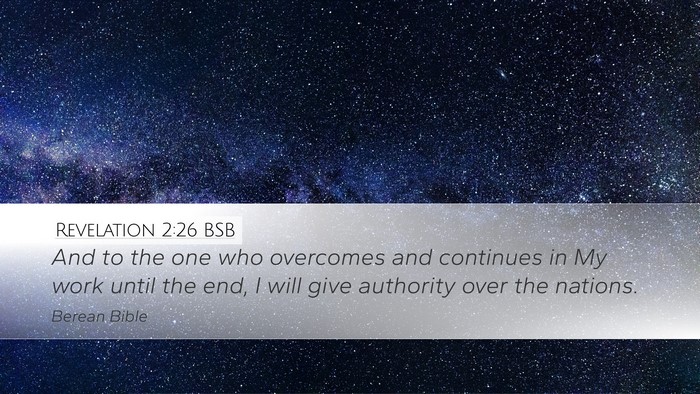 Revelation 2:26 BSB Bible Verse Image