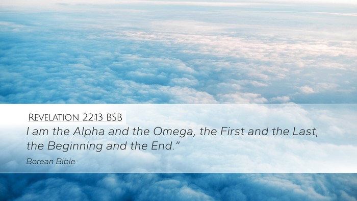 Revelation 22:13 BSB Bible Verse Image