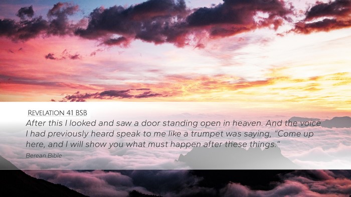 Revelation 4:1 BSB Bible Verse Image