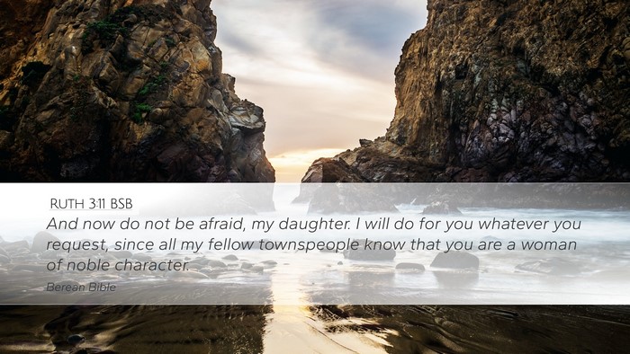 Ruth 3:11 BSB Bible Verse Image