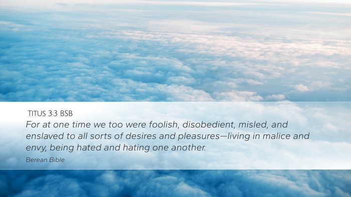Titus 3:3 BSB Bible Verse Image