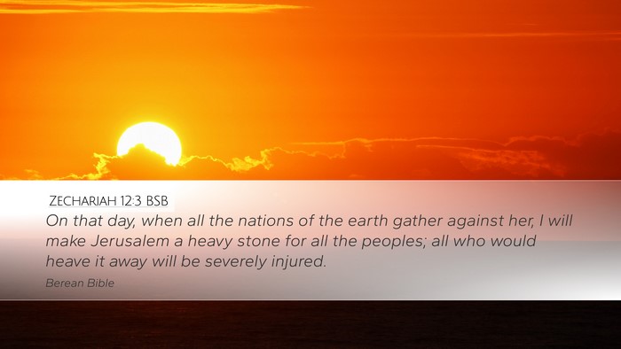 Zechariah 12:3 BSB Bible Verse Image