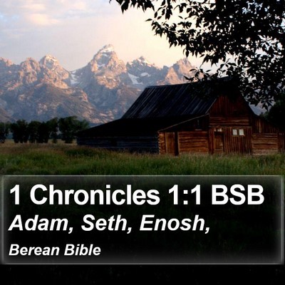 1 Chronicles 1:1 BSB Bible Verse Image