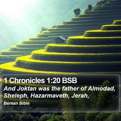1 Chronicles 1:20 BSB Bible Verse Image