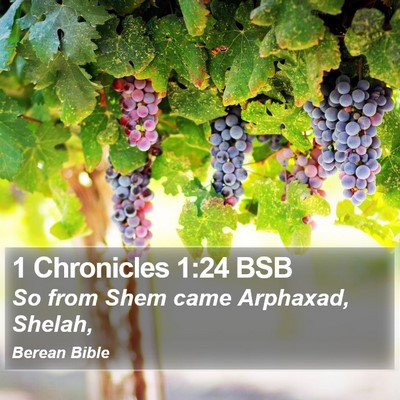 1 Chronicles 1:24 BSB Bible Verse Image