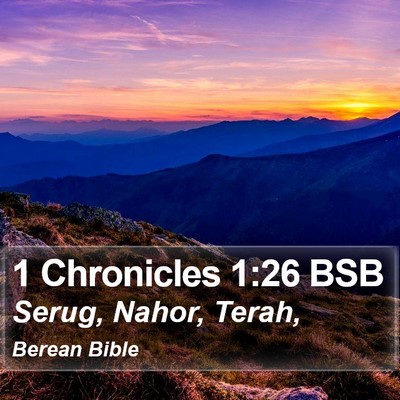 1 Chronicles 1:26 BSB Bible Verse Image