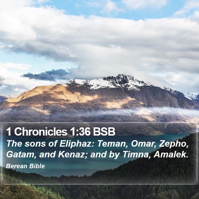 1 Chronicles 1:36 BSB Bible Verse Image