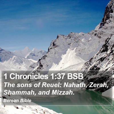 1 Chronicles 1:37 BSB Bible Verse Image