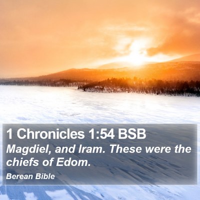 1 Chronicles 1:54 BSB Bible Verse Image