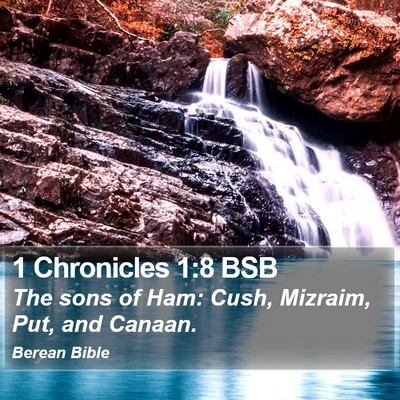 1 Chronicles 1:8 BSB Bible Verse Image