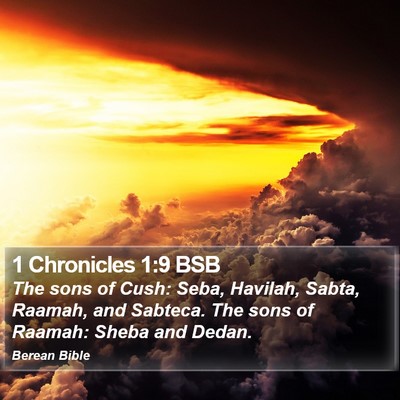 1 Chronicles 1:9 BSB Bible Verse Image