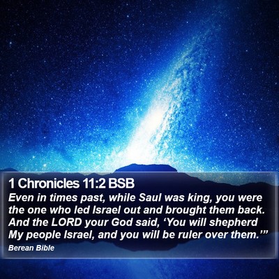 1 Chronicles 11:2 BSB Bible Verse Image