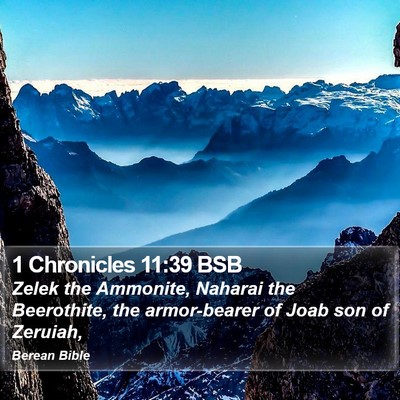 1 Chronicles 11:39 BSB Bible Verse Image