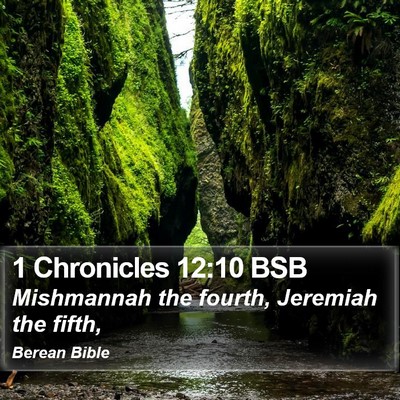 1 Chronicles 12:10 BSB Bible Verse Image