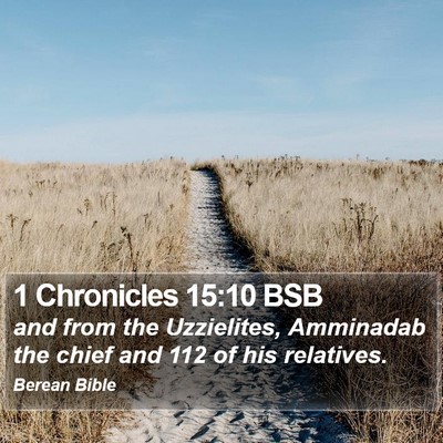 1 Chronicles 15:10 BSB Bible Verse Image
